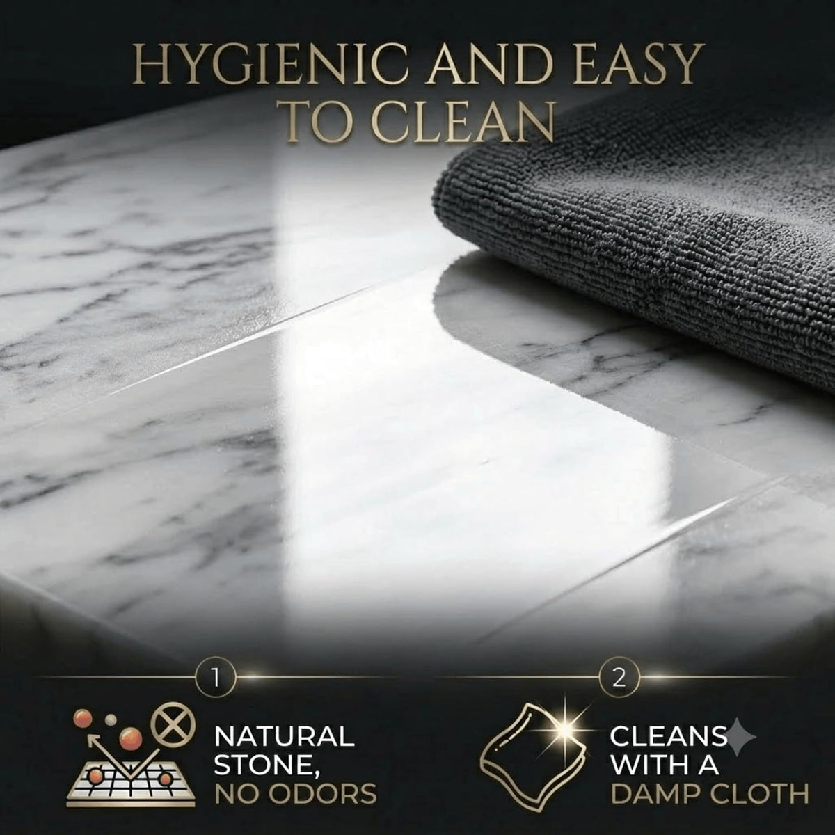 Italian Marble Pastry Board
