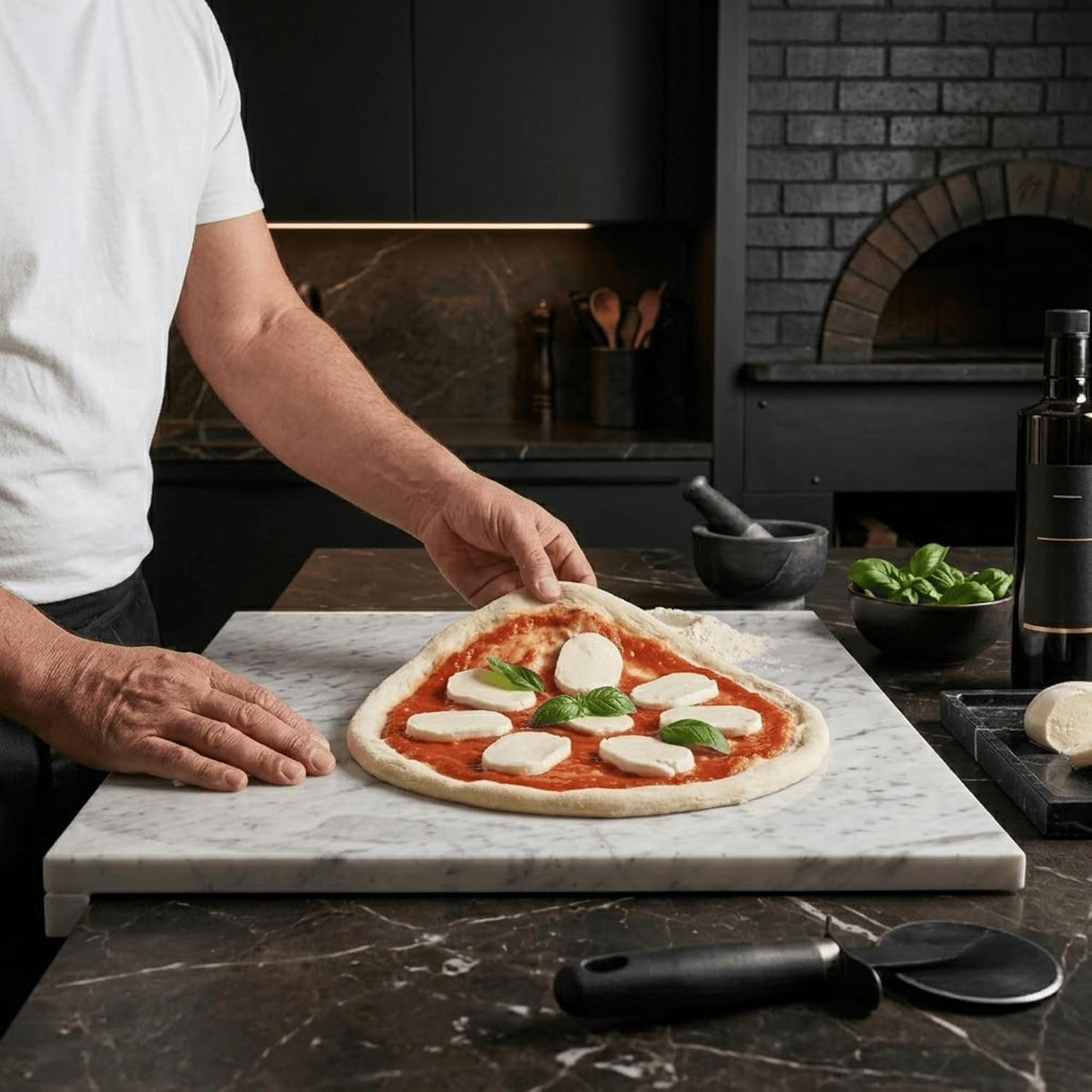 Italian Marble Pastry Board